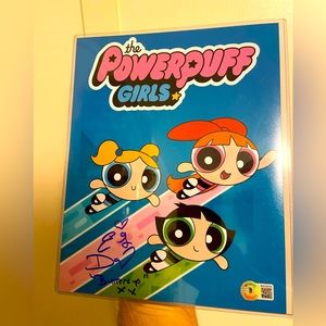 Power puff girls buttercup 8x10 Autograph
